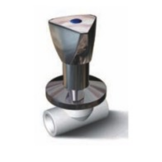 Fırat 20 mm Krom Lüx Vana Beyaz Fırat 20 mm Krom Lüx Vana Beyaz