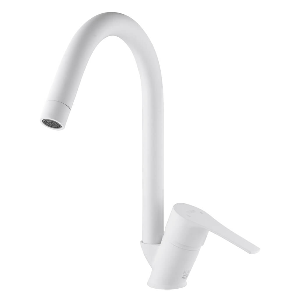 KAS ANTORYUM KUĞU EVİYE BATARYASI - BIANCO ( BEYAZ )