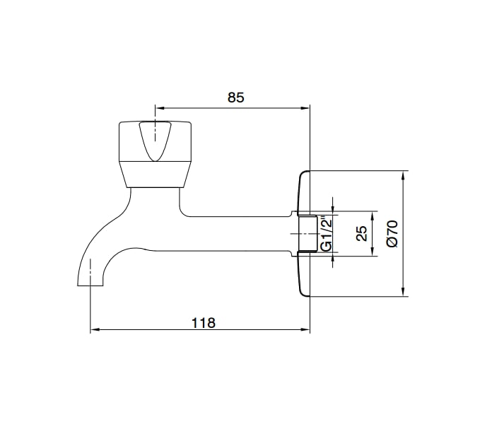 Eca Pınar Uzun Musluk Süzgeçli Krom 102109275