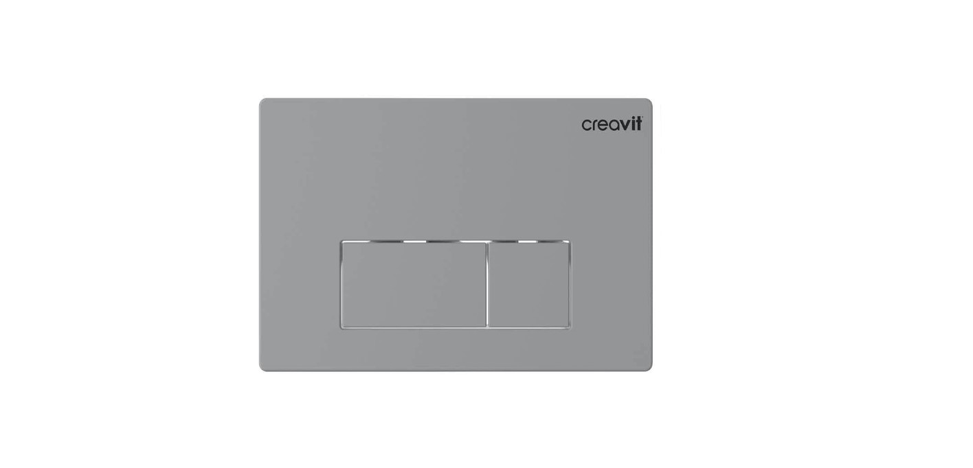 Creavit Arc Gömme Rezervuar Butonu GP8002.00 Mat Gri 