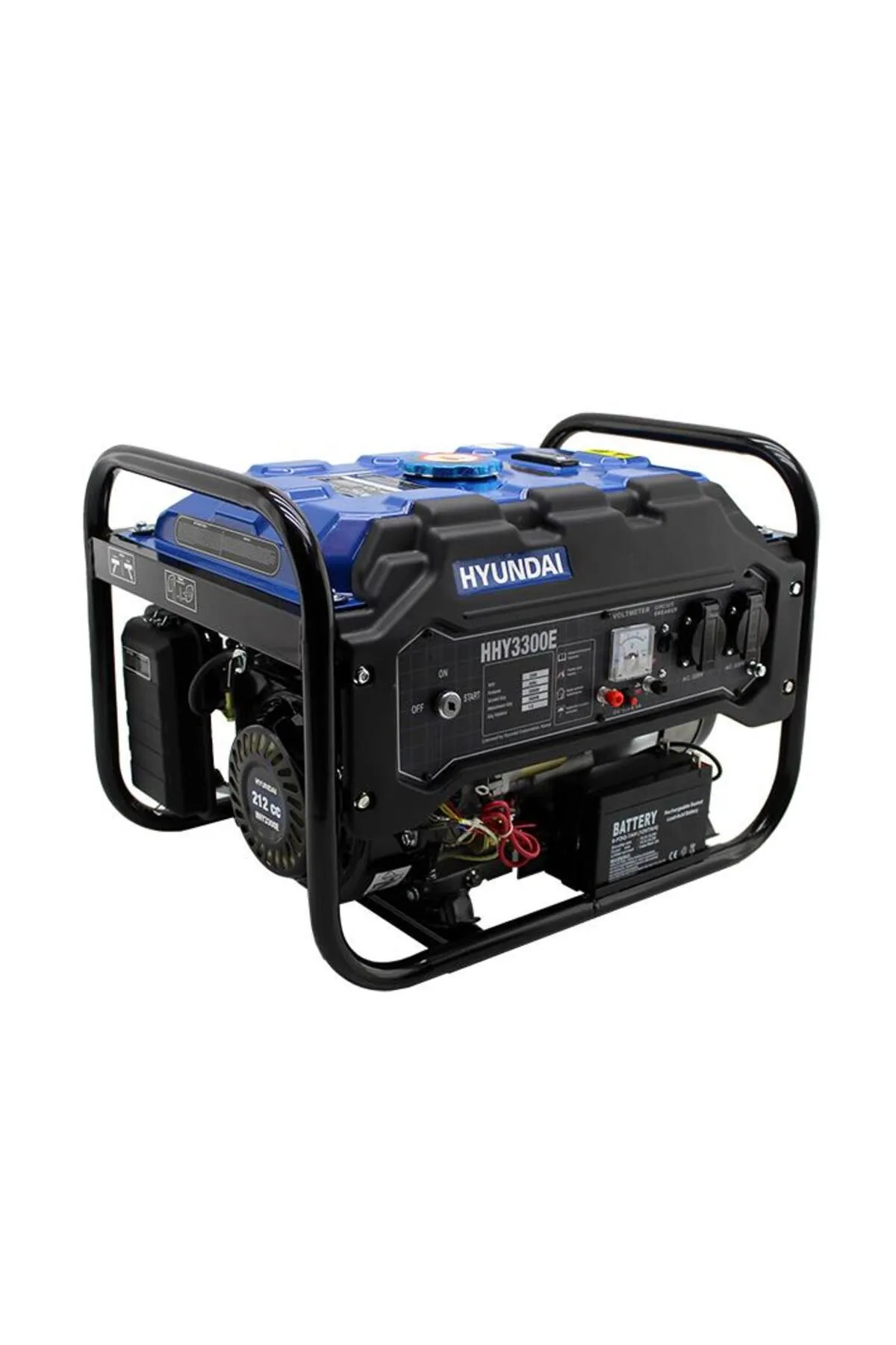 HYUNDAİ HHY3300E JENERATÖR BENZİNLİ MARŞLI 2,8 KW 7 HP