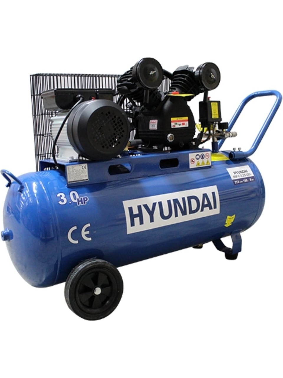 HYUNDAİ HM-V-0.25 KOMPRESÖR 100 LT  2.2kW / 3.0 Hp