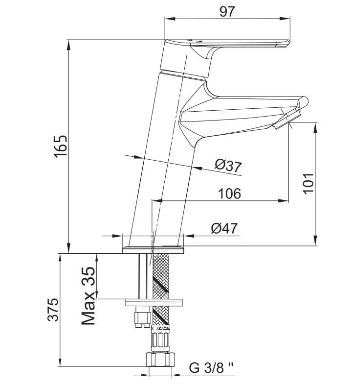 ECA LIA LAVABO BATARYASI   102188888