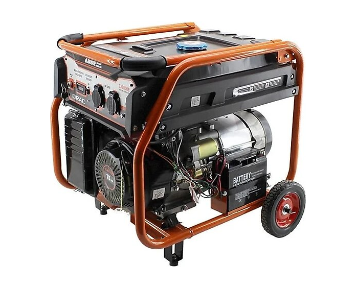 ORAC OJ8000E JENERATÖR 6,5 KW 15 HP BENZİNLİ MARŞLI