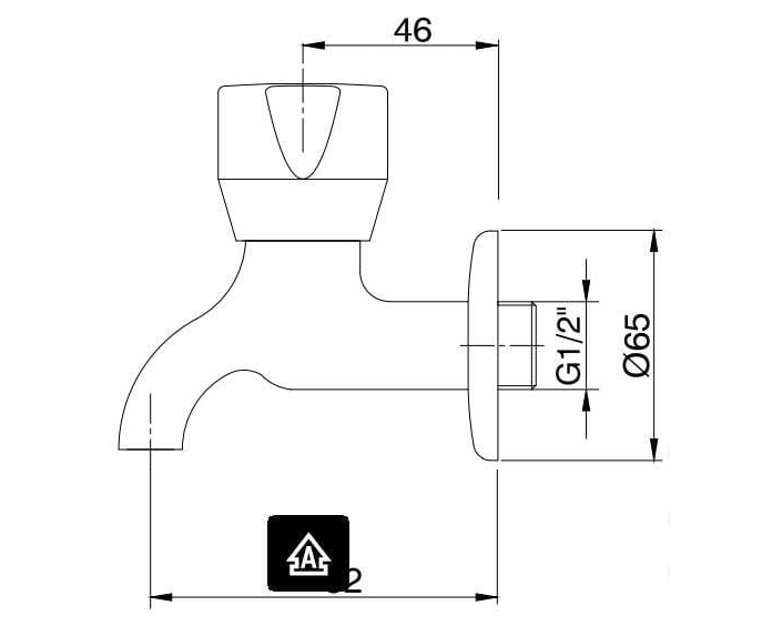 Eca Pınar Kısa Musluk Süzgeçli Krom 102109274