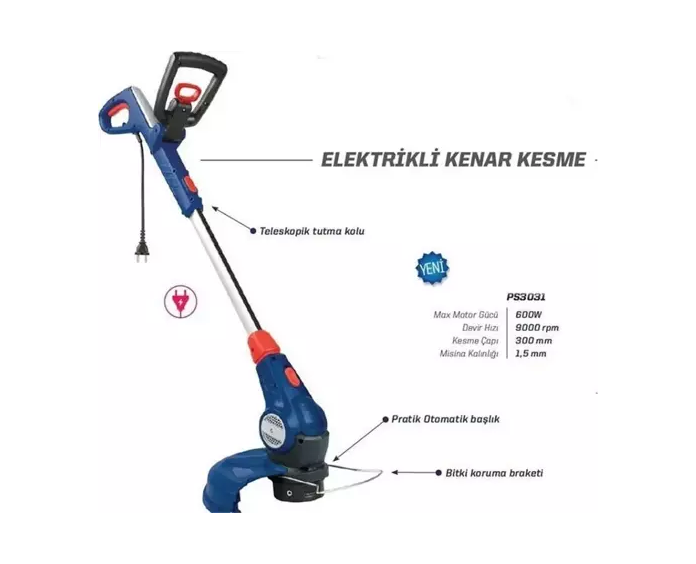 Hyundai Ps3031 Tırpan Elektrikli 600w