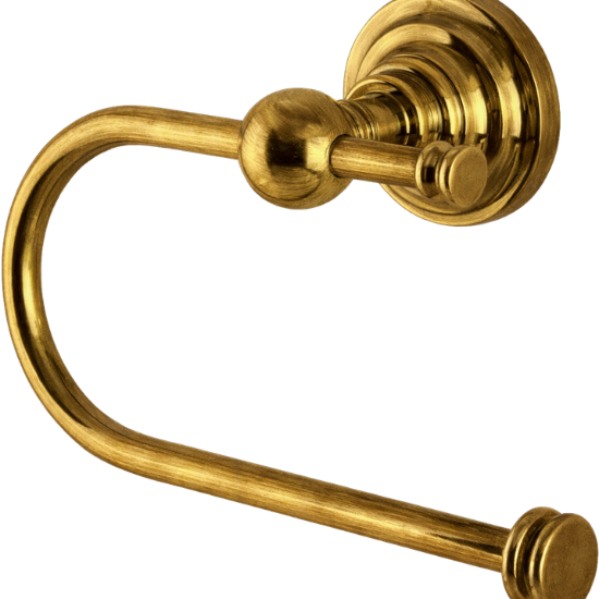 Çelik Ottoman Kağıtlık Kapaksız Antik Sarı