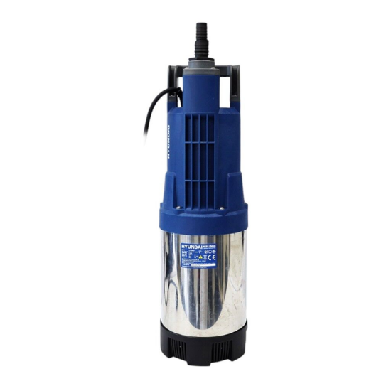 Hyundai Hsp1100hc Dalgıç Pompa 45mt 1100w Çelik Gövde