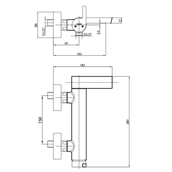 Eca İcon Banyo Bataryası Krom 102102478H