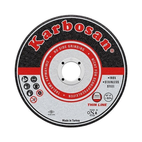 Karbosan Çelik İnox Kesici 115 mm