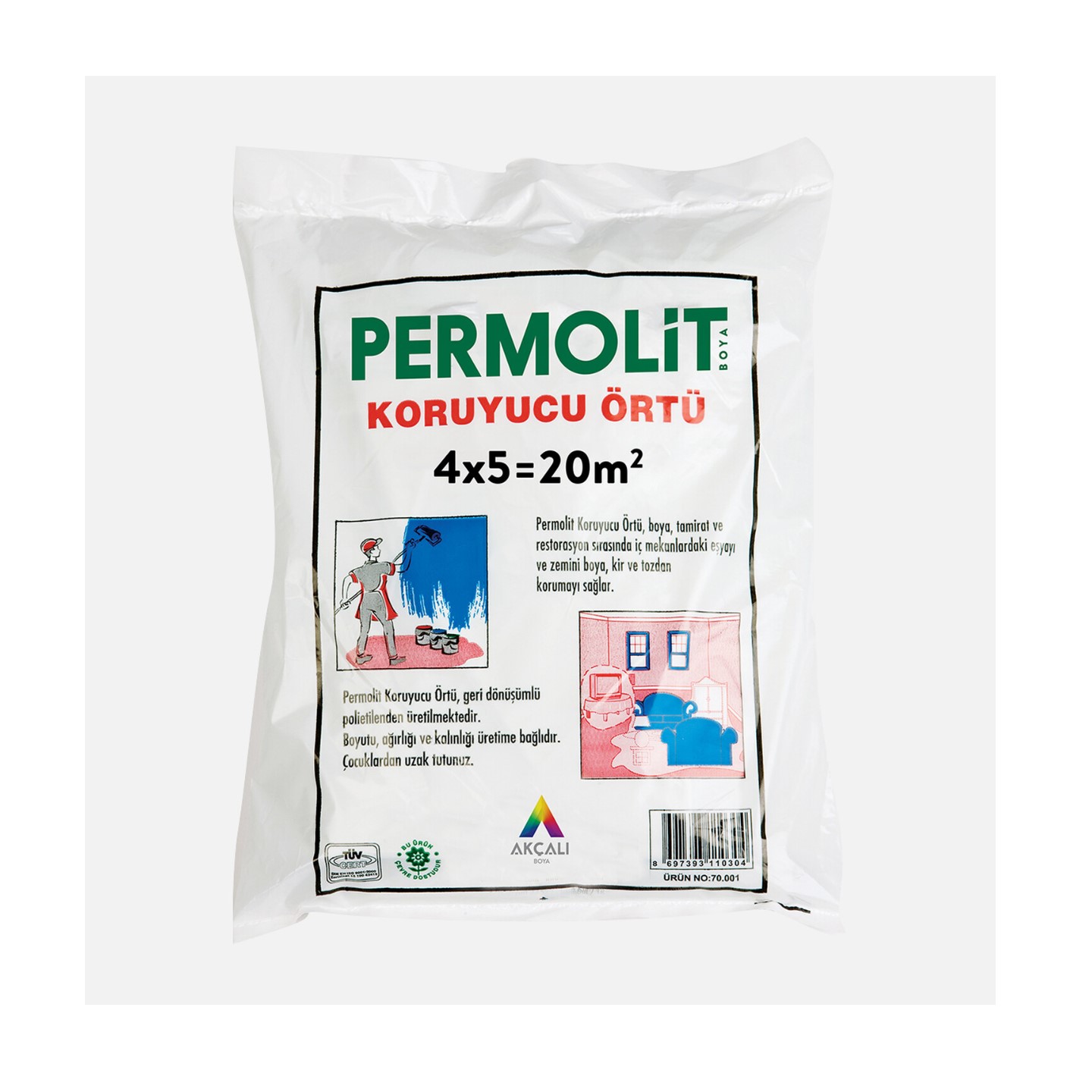 Permolit Koruma Örtüsü 4m*5m 20M2