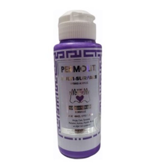 Permolit Multi Surface Akrilik Hobi Boyası Mor 120ml
