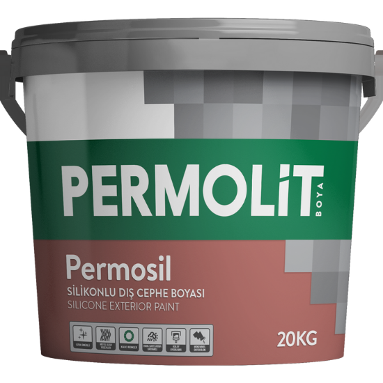 Permolit Permosil Silikonlu Dış Cephe Boyası 3,5kg